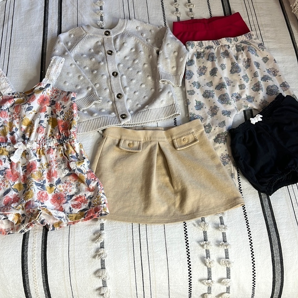 6 piece infant toddler summer to fall transition bundle lot